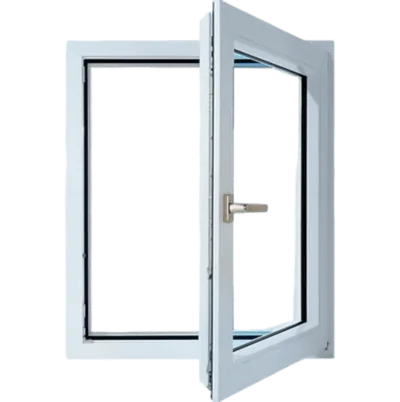 Durakraft uPVC frame profile illustrating a tilt and turn system